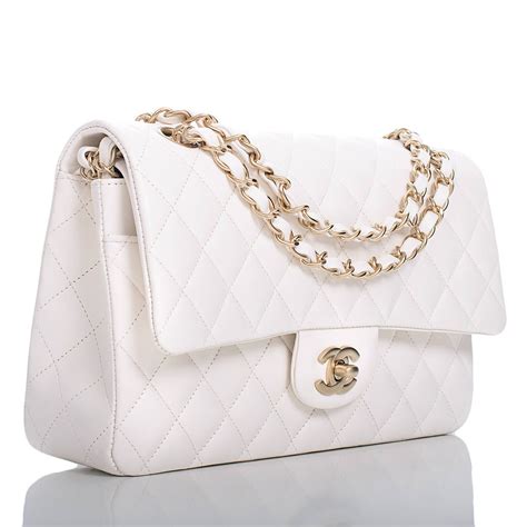 chanel white bag price.